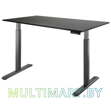 Стол для работы стоя ErgoSmart Electric Desk 1380x800x18 мм (дуб мореный/черный)